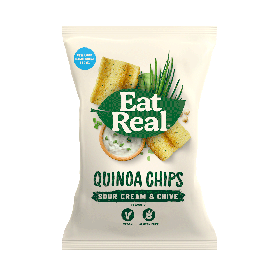 Eat Real Quinoa Sour Cream & Chives Chips 22g x24
