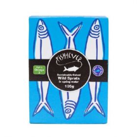 Fish 4 Ever Wild Sprats in Spring Water 105g x12
