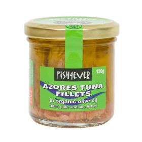 Fish4Ever Azores tuna fillets in org olive oil 150g x 6