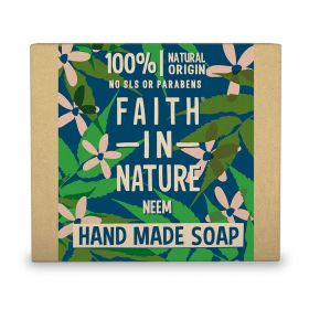 Faith in Nature Neem  Pure Vegetable Soap 100g x6