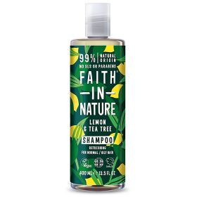 Faith in Nature Lemon & Tea Tree Shampoo 6x400ml
