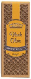 Farmhouse Savoury Black Olive 100g x12