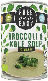 Free & Easy Organic Broccoli and Kale Soup 400g x6
