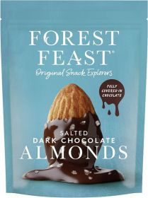 Forest Feast Sea Salted Dark Chocolate Almonds 120g x8