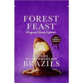 Forest Feast Belgian Milk Chocolate Brazils 120g x8