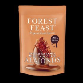 Forest Feast Salted Caramel Milk Chocolate Almonds 120g x8
