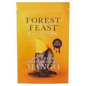 Forest Feast Belgian Dark Chocolate Mango Strips 100g x6