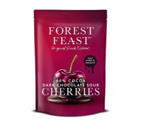 Forest Feast Belgian Dark Chocolate Sour Cherries 120g x6