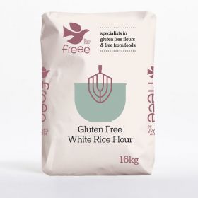 Doves Farm Freee White Rice Flour 16kg x1
