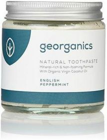 Georganics English Peppermint Mineral-Rich Toothpaste 120ml x10