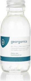 Georganics English Peppermint Oil Pulling Mouthwash 100ml x10