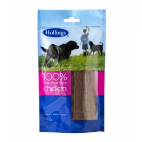 Hollings Real Meat Treat Chicken For Dogs 100g x12