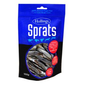 Hollings Sprats For Dogs 100g x10