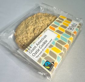 Wish4 Fairtrade Giant American Oatie Cookies 60g x14