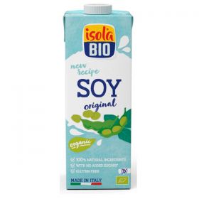Isola Bio Organic Soya Drink Unsweetened Premium 6 x 1L