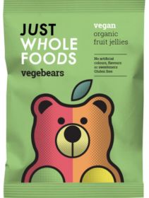 Just Wholefoods Vegebears 100g x8