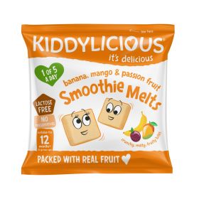 Kiddylicious Banana, Mango and Passion Fruit Smoothie Melts 6g x16