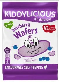 Kiddylicious Wafers Maxi Blueberry 40g x4