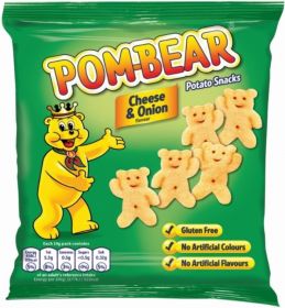 Pom-bear Cheese & Onion HP 19g x36