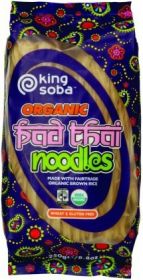 King Soba Fair Trade & Organic Pad Thai Noodles 250g x12 