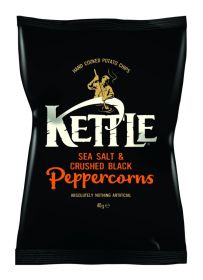 KETTLE ® Chips Sea Salt & Crushed Black Peppercorns 40g x18