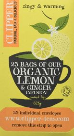 Clipper Tea Lemon & Ginger Infusion 25's 