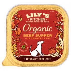 Lilys Kitchen Organic Beef & Spelt For Dogs 150g x 11