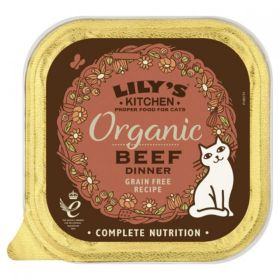 Lilys Kitchen Organic Beef For Cats 85g x19