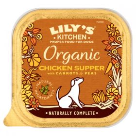 Lilys Kitchen Organic Chicken & Spelt For Dogs 150g x11
