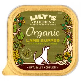 Lilys Kitchen Organic Lamb & Spelt For Dogs 150g x11