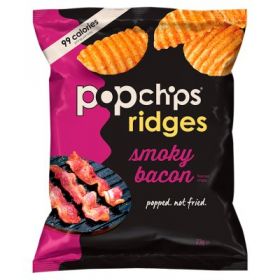 PopChips Ridges Smoked Bacon 23g x24