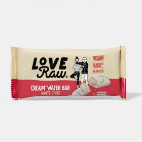 Love Raw White Chocolate Cream Wafer Bars 44g x12