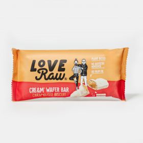 Love Raw Caramelised Biscuit Cream Wafer Bars 43g x12