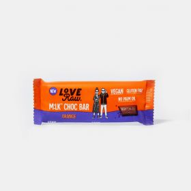 Love Raw Orange Milk Chocolate Bar 30g x20