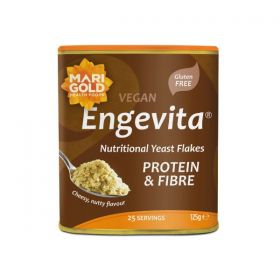Marigold Engevita Protein Fibre Yeast Flakes Brown 125g x6
