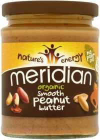 Meridian Organic Smooth Peanut Butter 100% 6 x 470g