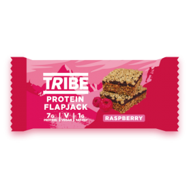 TRIBE Raspberry Protein Flapjack 50g x12
