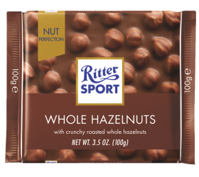 Ritter Sport Milk Whole Hazelnut 100g x10