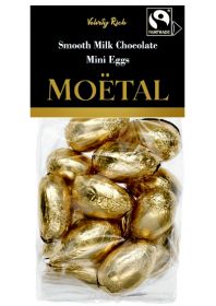 Moetal Fairtrade Milk Chocolate Mini Eggs 150g x12