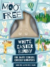 Moo Free Kids Mikey Bunny White Character Choccy Egg 80g x6