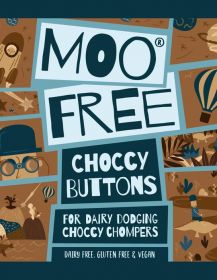 Moo Free Milk Chocolate Buttons 25g x25