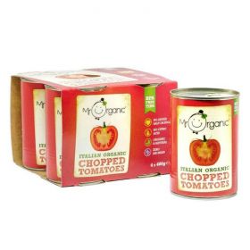 Mr Organic Chopped Tomato (4 pack) 160g x6