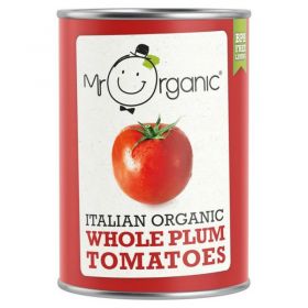 Mr Organic Whole Peeled Tomato 400g x12