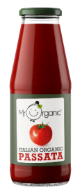 Mr Organic Passata (glass jar) 400g x6