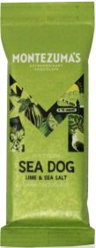 Montezuma Sea Dog - Dark Chocolate with Sea Salt & Lime 25g x26