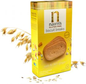 Nairns Oats & Stem Ginger Biscuit Breaks 160g x12