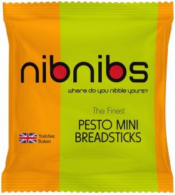Nib Nibs Pesto Mini Breadsticks 25G