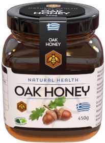 Natural Health Pure Greek Oak Honey 450g x1
