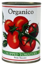 Organico Organic Chopped Tomatoes 400g x12