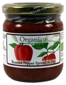 Organico Organic Roasted Pepper Spread & Dip 140g x6